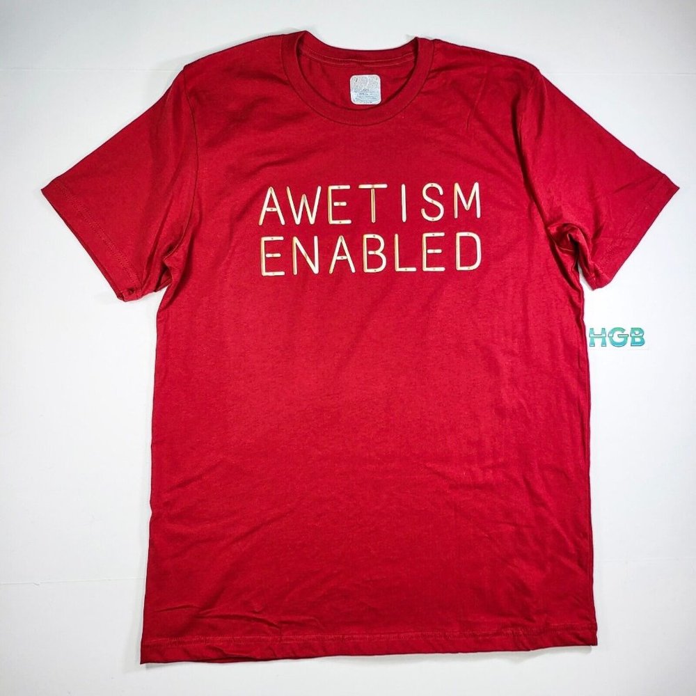 Awetism Enabled T-Shirt Women's Unisex Autism Support Awareness  AWE3001-601
